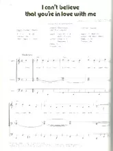 download the accordion score I can't belive that you're in love with me in PDF format