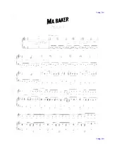 descargar la partitura para acordeón My Baker (Chant : Boney M) en formato PDF