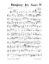 download the accordion score Bonjour les gars (Marche Indicatif) in PDF format