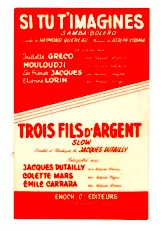 download the accordion score Trois fils d'argent (Orchestration Complète) (Slow) in PDF format