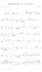 download the accordion score Personne ne saurait in PDF format