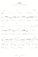 download the accordion score Vivre  in PDF format