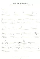 download the accordion score Et je me sens géant in PDF format