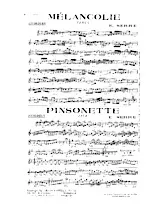télécharger la partition d'accordéon Mélancolie + Pinsonette (Tango + Java) au format PDF