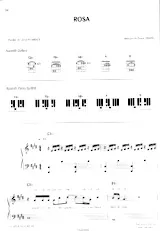 descargar la partitura para acordeón Rosa en formato PDF