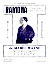 télécharger la partition d'accordéon Ramona (Valse Chantée) au format PDF