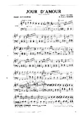 descargar la partitura para acordeón Jour d'amour (Valse) en formato PDF