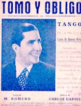 descargar la partitura para acordeón Tomo y Obligo (Tango) en formato PDF