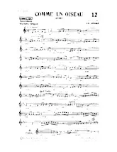 descargar la partitura para acordeón Comme un oiseau (Boléro) en formato PDF