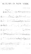 descargar la partitura para acordeón Autumn in New York (Slow) en formato PDF