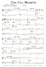 descargar la partitura para acordeón Cou Cou Musette (Valse) en formato PDF