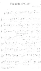 download the accordion score Cherche encore  in PDF format