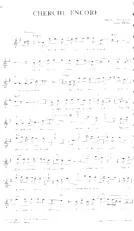 descargar la partitura para acordeón Cherche encore  en formato PDF