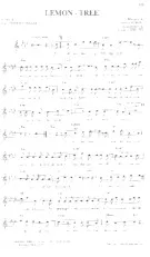 télécharger la partition d'accordéon Lemon Tree (Arrangement : Carsten Gerlitz) au format PDF