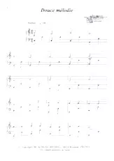 descargar la partitura para acordeón Douce mélodie en formato PDF