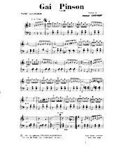 descargar la partitura para acordeón Gai Pinson (Valse) en formato PDF