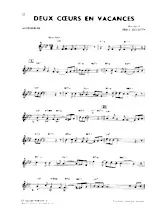 télécharger la partition d'accordéon Deux cœurs en vacances (Slow Rock) au format PDF