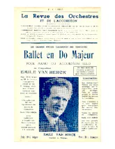 télécharger la partition d'accordéon Ballet en Do Majeur au format PDF