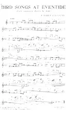 télécharger la partition d'accordéon Bird songs at eventide (Les oiseaux dans le soir) (Slow) au format PDF