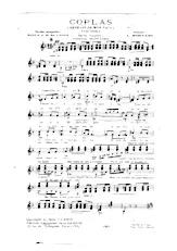 télécharger la partition d'accordéon Coplas (Refrain de mon pays) (Orchestration Complète) (Paso Doble) au format PDF