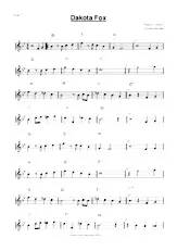 descargar la partitura para acordeón Dakota Fox en formato PDF