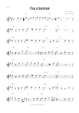 download the accordion score Fox à balance (Bb) in PDF format