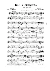 télécharger la partition d'accordéon Baïla Chiquita (Orchestration) au format PDF