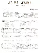 descargar la partitura para acordeón J'aime J'aime (Lieve Lieve) (Shuffle) en formato PDF