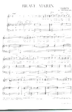 descargar la partitura para acordeón Brave marin (Chant : Nana Mouskouri) en formato PDF