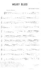 télécharger la partition d'accordéon Weary Blues (Bounce) au format PDF