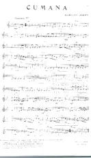 descargar la partitura para acordeón Cumana (Guaracha) en formato PDF