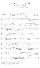 scarica la spartito per fisarmonica Dalilah (Delilah Jones) (Basé sur : Main title theme) in formato PDF