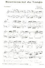 télécharger la partition d'accordéon Souviens toi du tango (Orchestration) au format PDF