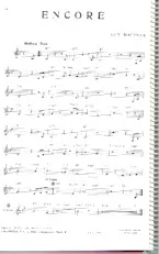 scarica la spartito per fisarmonica Encore (Slow) in formato PDF