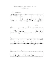 télécharger la partition d'accordéon Mon amant de Saint Jean (Arrangement : Alexandra Paris) au format PDF