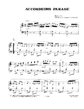 scarica la spartito per fisarmonica Accordéons Parade (Marche) in formato PDF