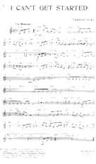 descargar la partitura para acordeón I can't get started (Fox) en formato PDF