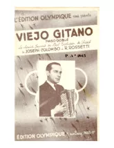 télécharger la partition d'accordéon Viejo Gitano (Orchestration) (Paso Doble) au format PDF