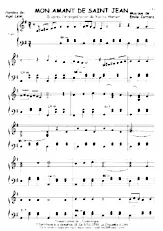 télécharger la partition d'accordéon Mon Amant de Saint Jean (Variations de Yvette Horner) au format PDF