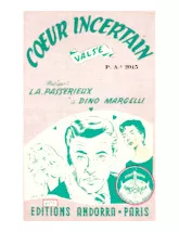 scarica la spartito per fisarmonica Cœur Incertain (Valse) in formato PDF