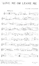 download the accordion score Love me or leave me (Fox) in PDF format