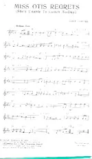 download the accordion score Miss Otis Regrets (She's unable to lunch to day) (Slow)  in PDF format
