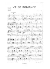descargar la partitura para acordeón Valse Romance en formato PDF