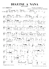 descargar la partitura para acordeón Béguine à Nana en formato PDF