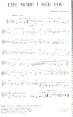 download the accordion score The more I see you (Slow) in PDF format