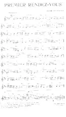 download the accordion score Premier rendez vous in PDF format