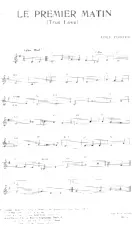 descargar la partitura para acordeón Le premier matin (True Love) (Valse) en formato PDF