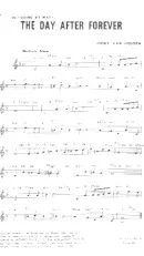descargar la partitura para acordeón The day after forever (De : Going my way) (Slow) en formato PDF