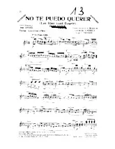 télécharger la partition d'accordéon No te puedo querer (Les lilas vont fleurir) (Arrangement : Yvonne Thomson) (Paso Doble) au format PDF