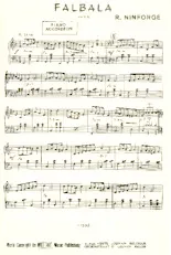 télécharger la partition d'accordéon Falbala (Orchestration) (Java)  au format PDF